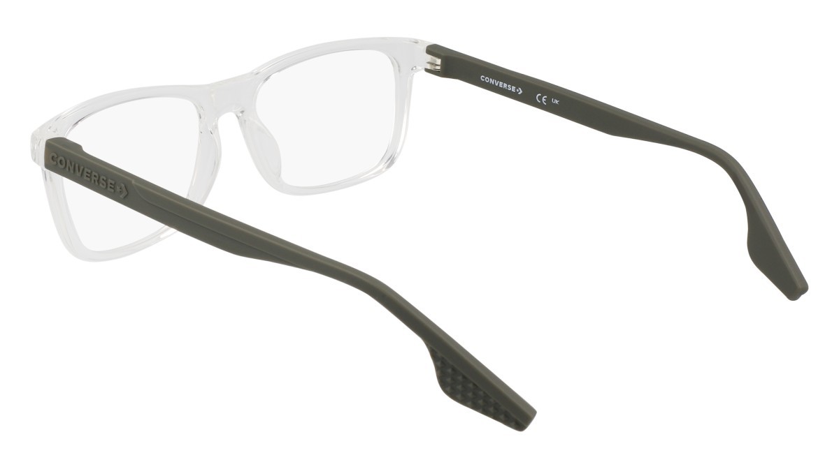 Eyeglasses Converse CV5104 N (970) color crystal clear/cave green shape rectangle 