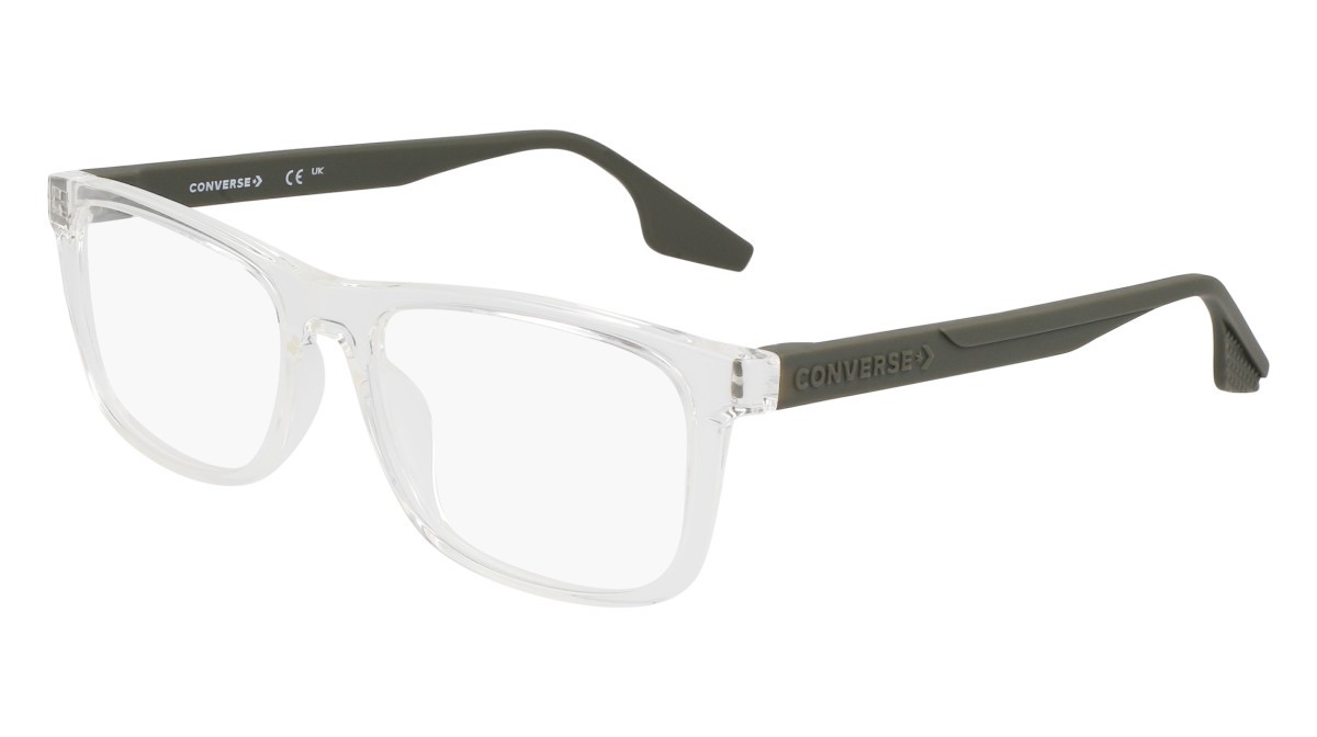 Eyeglasses Converse CV5104 N (970) color crystal clear/cave green shape rectangle 