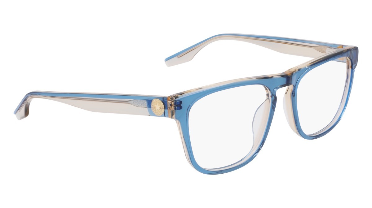 Brillen Converse CV5113 (425) farbe crystal blue-teal/beige lamina form rechteckig gläser crystal blue-teal/beige laminate