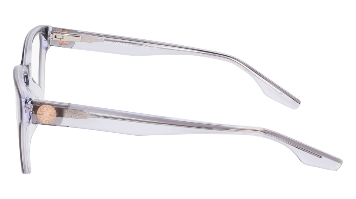 Eyeglasses Converse CV5114 (032) color crystal grey/clear laminate shape square lenses crystal grey/clear laminate