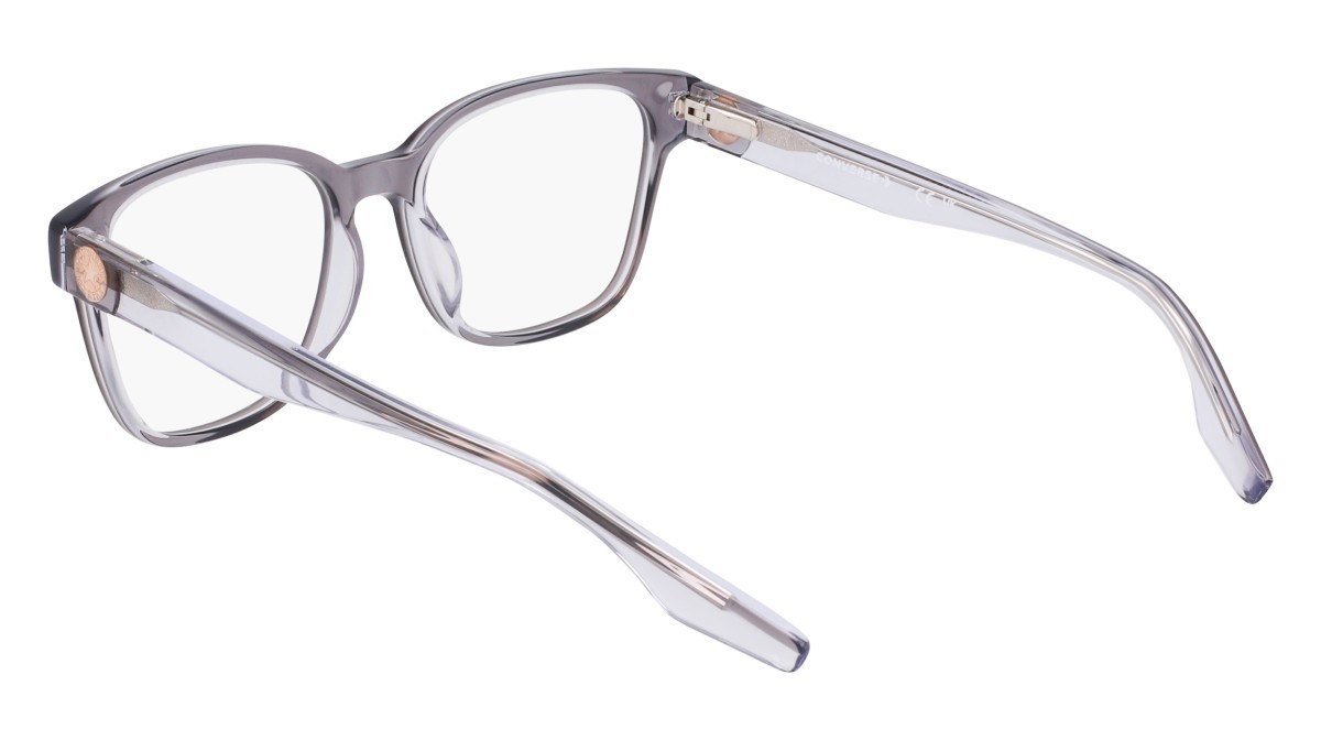 Eyeglasses Converse CV5114 (032) color crystal grey/clear laminate shape square lenses crystal grey/clear laminate