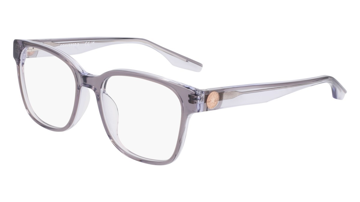 Eyeglasses Converse CV5114 (032) color crystal grey/clear laminate shape square lenses crystal grey/clear laminate