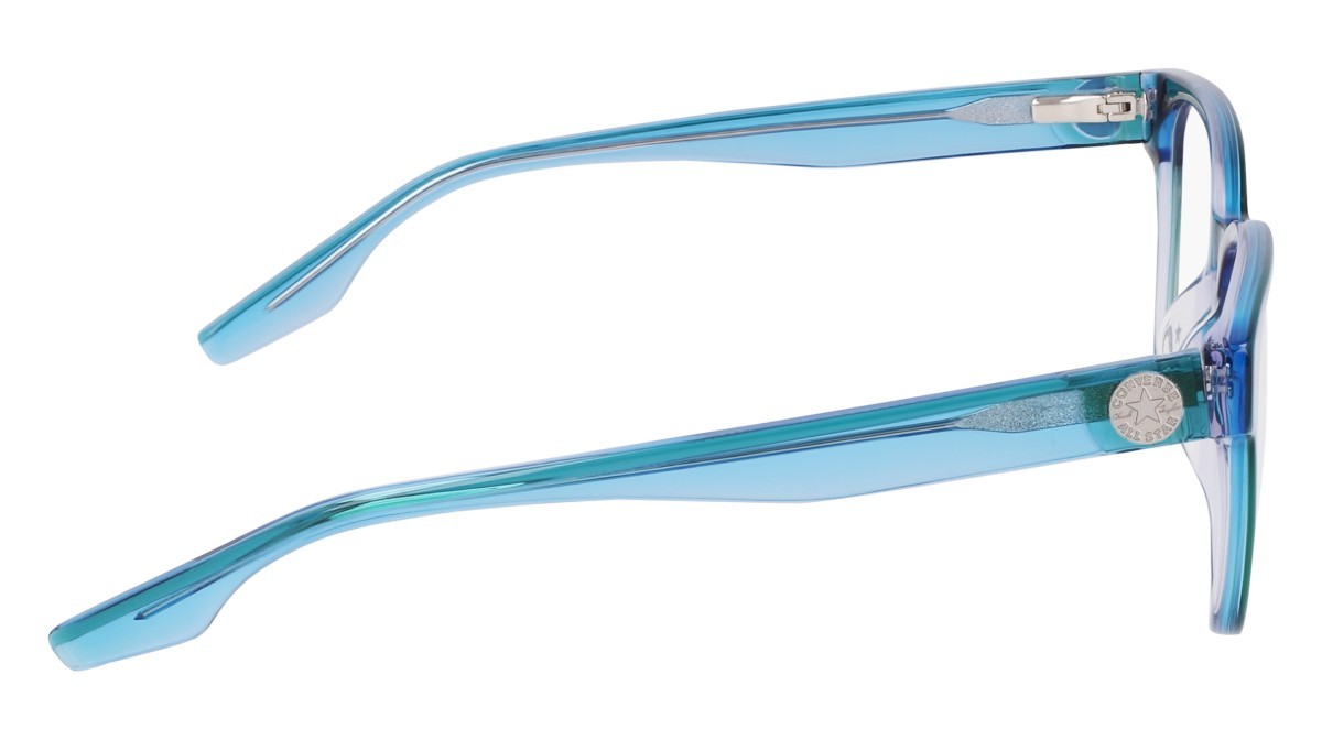 Eyeglasses Converse CV5114 N (426) color crystal teal/blue laminate shape square 