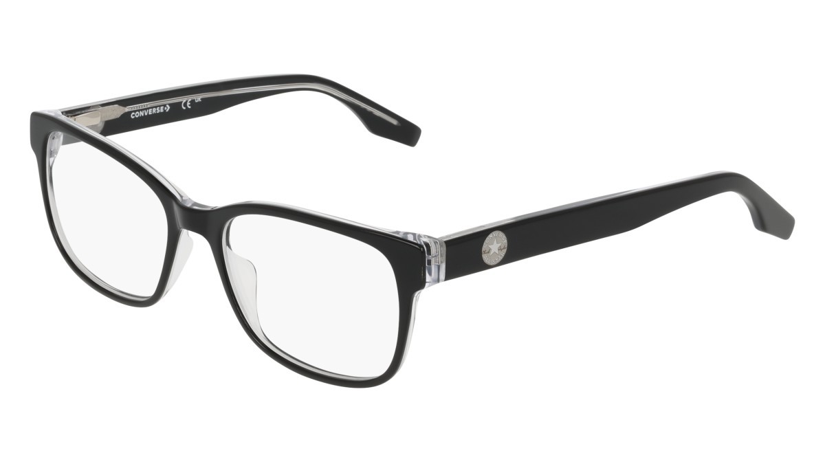 Occhiali da vista Converse CV5137 (009) colore black/crystal laminate forma rettangolare 