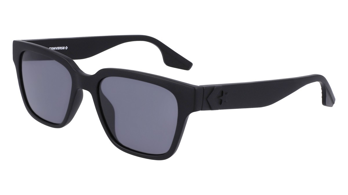 Sonnenbrillen Converse CV536S RECRAFT (001) farbe matte black form quadratisch gläser solid smoke