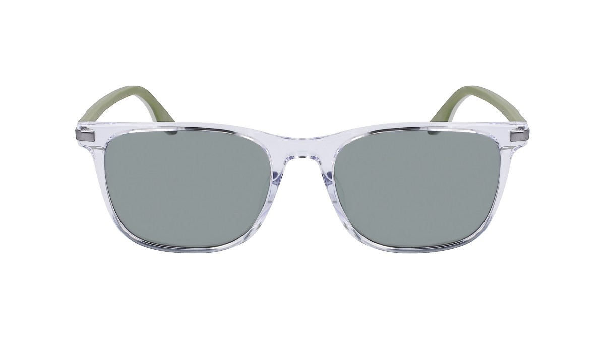 Sonnenbrillen Converse CV544S NORTH END (970) farbe crystal clear form rechteckig gläser solid green