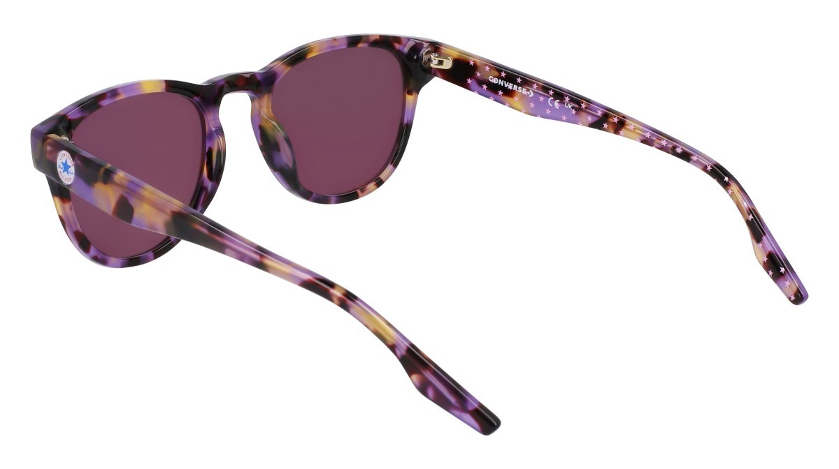 Sonnenbrillen Converse CV560S ALL STAR (542) farbe lilac tortoise form rund gläser solid lilac smoke