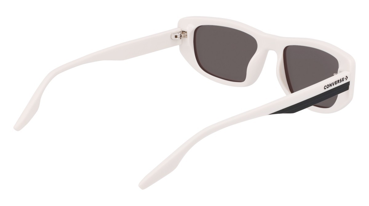 Sunglasses Converse CV566S (101) color vintage white shape rectangle lenses solid smoke