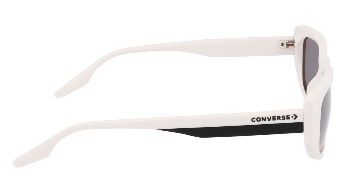 Sunglasses Converse CV566S (101) color vintage white shape rectangle lenses solid smoke