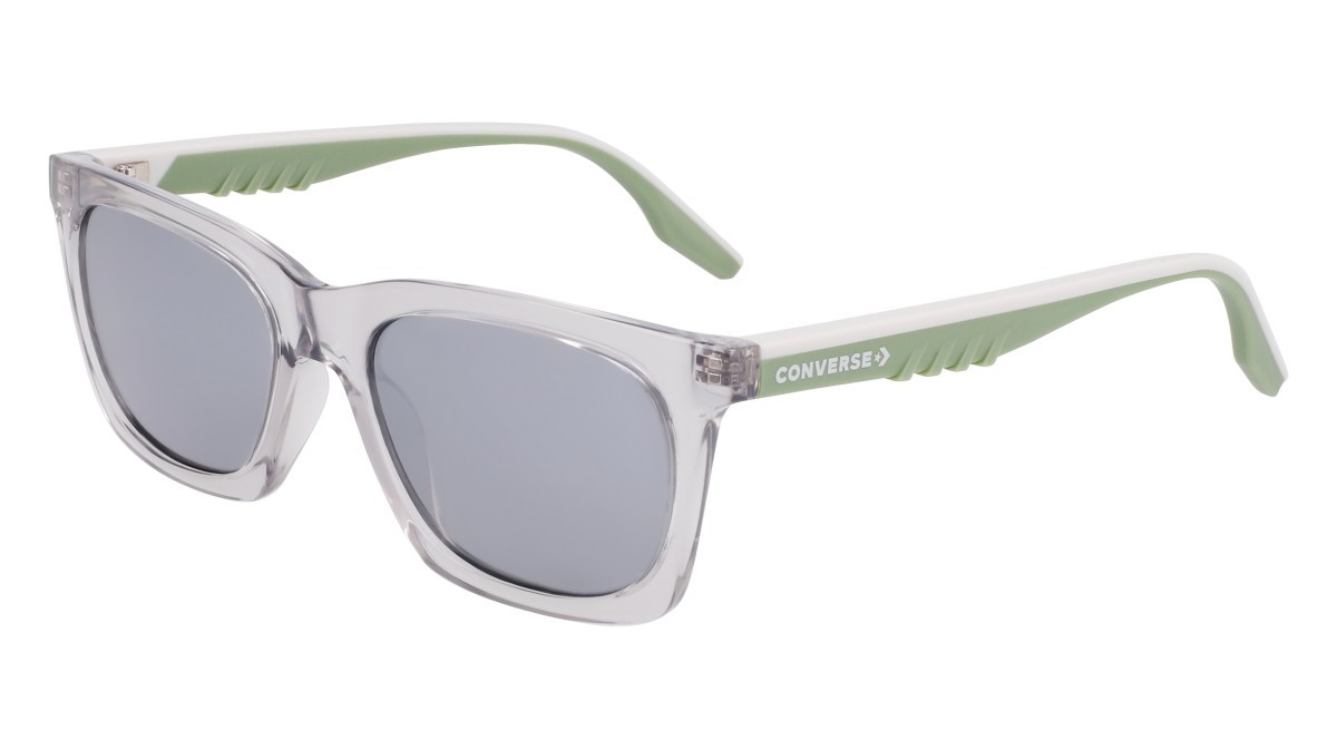 Sonnenbrillen Converse CV568S (050) farbe crystal barely grey form rechteckig gläser gunmetal mirror