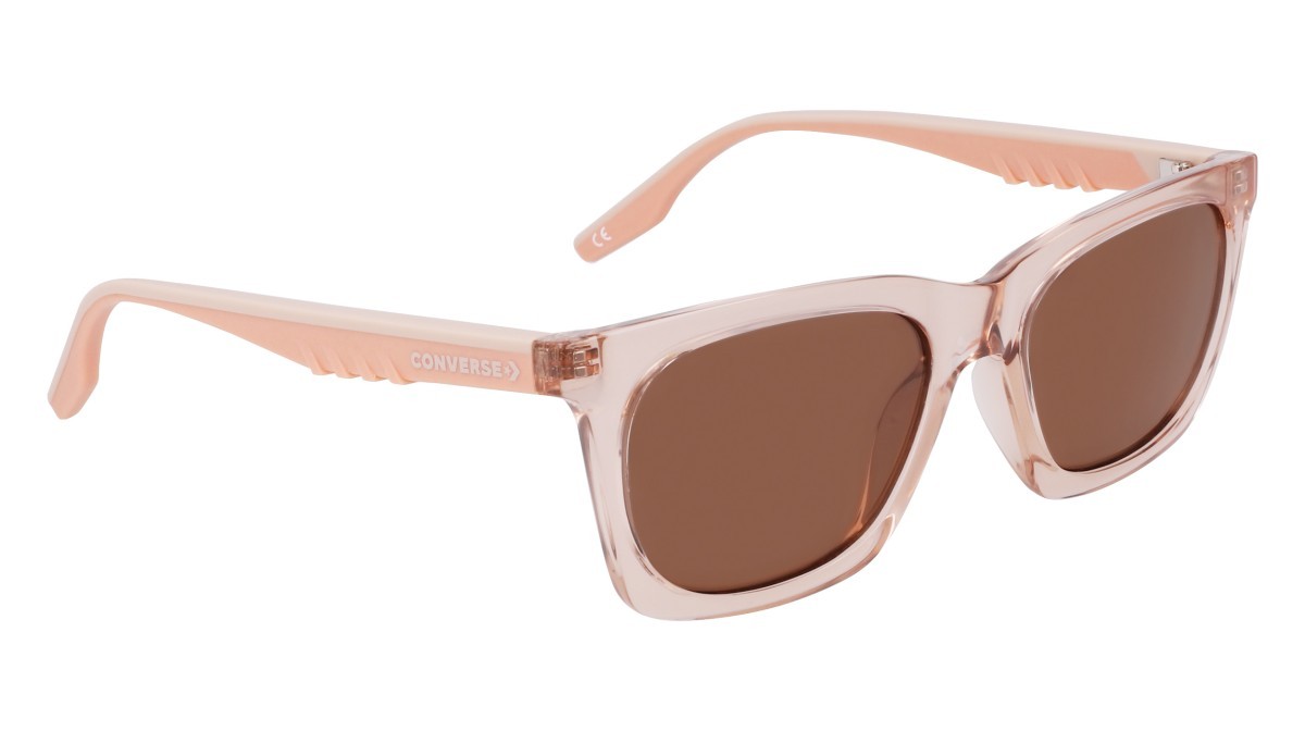 Sonnenbrillen Converse CV568S (264) farbe crystal warm clay form rechteckig gläser solid brown