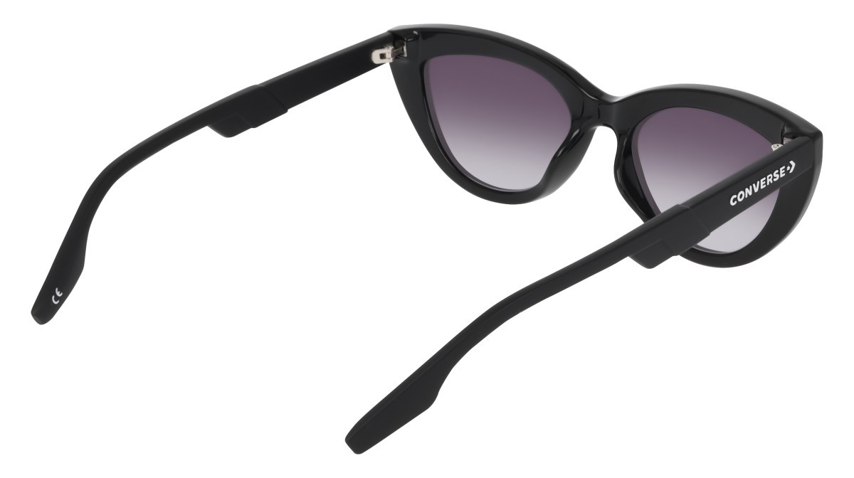Sunglasses Converse CV575S (001) color black shape cat eye lenses gradient grey