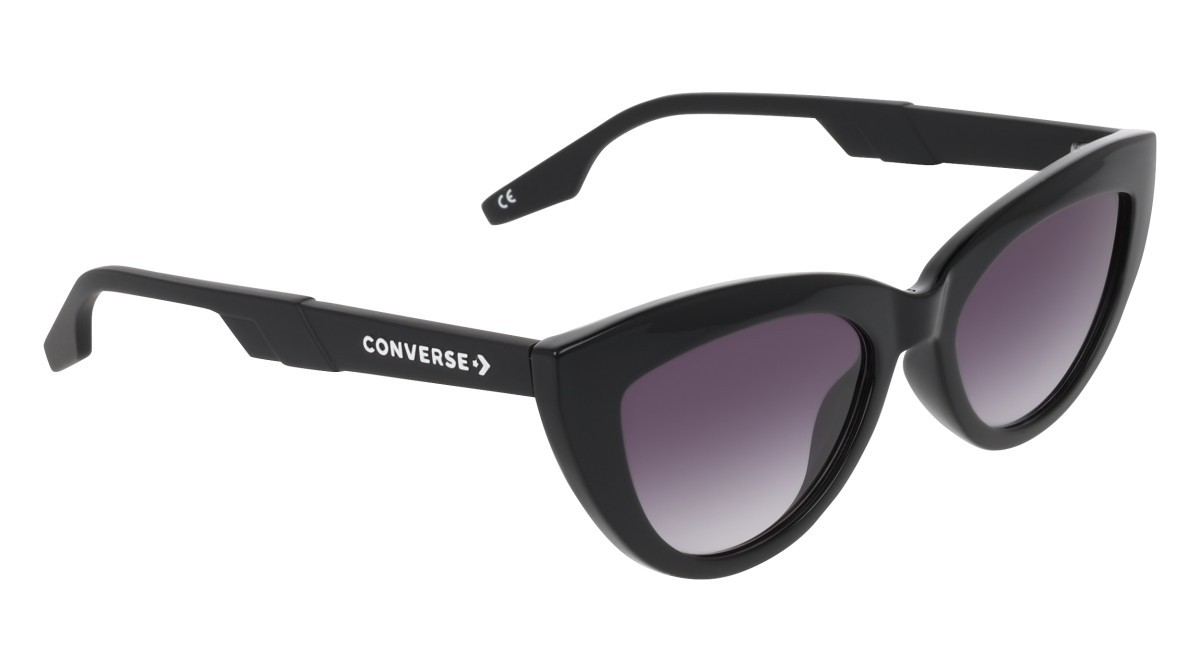 Sunglasses Converse CV575S (001) color black shape cat eye lenses gradient grey