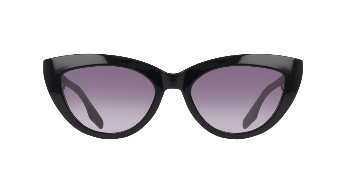Sunglasses Converse CV575S (001) color black shape cat eye lenses gradient grey