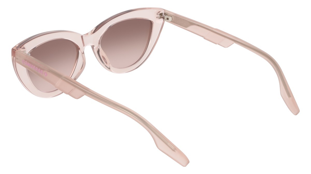 Sunglasses Converse CV575S (684) color crystal pale petal shape cat eye lenses brown/pink gradient