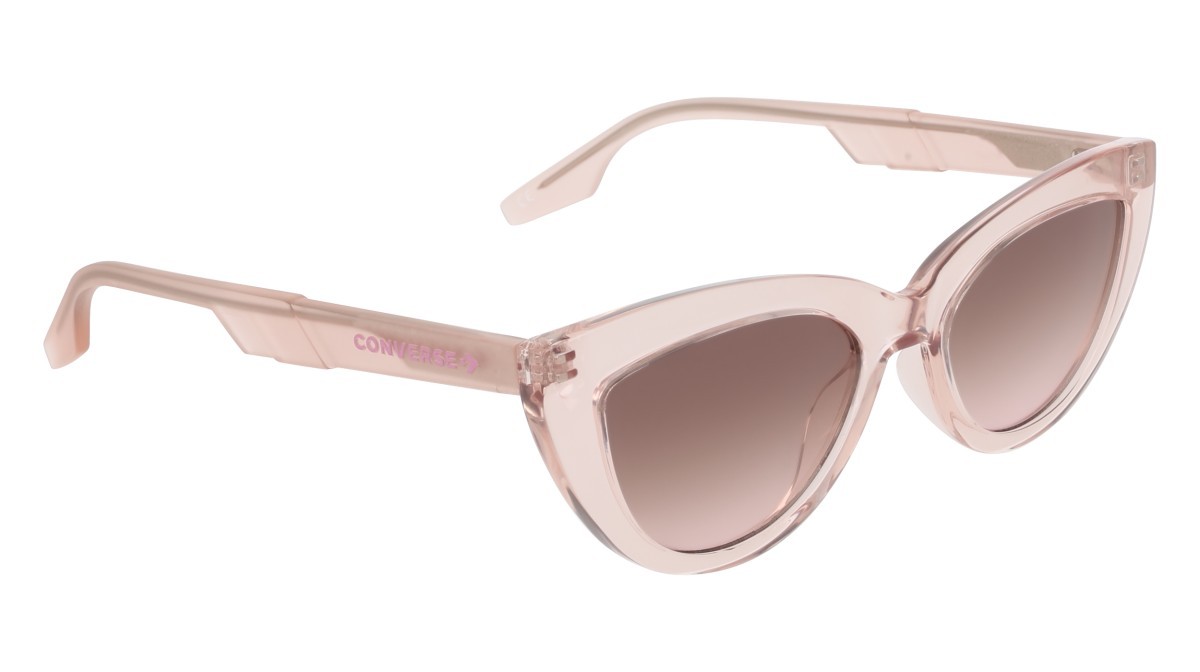 Sunglasses Converse CV575S (684) color crystal pale petal shape cat eye lenses brown/pink gradient