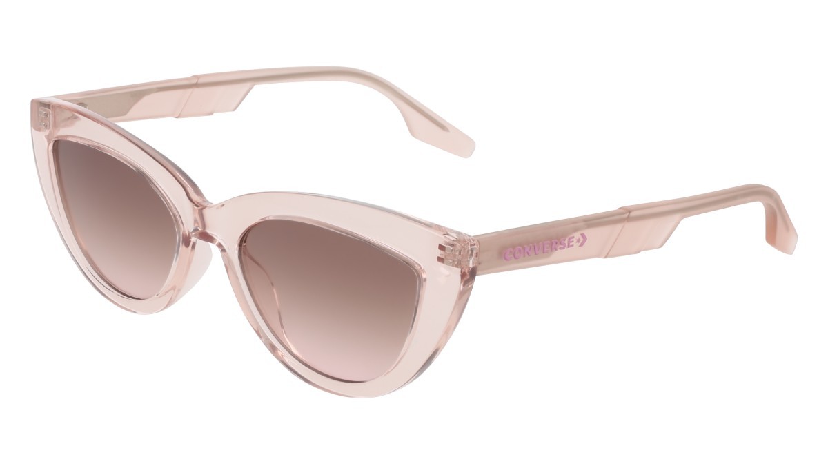 Sunglasses Converse CV575S (684) color crystal pale petal shape cat eye lenses brown/pink gradient