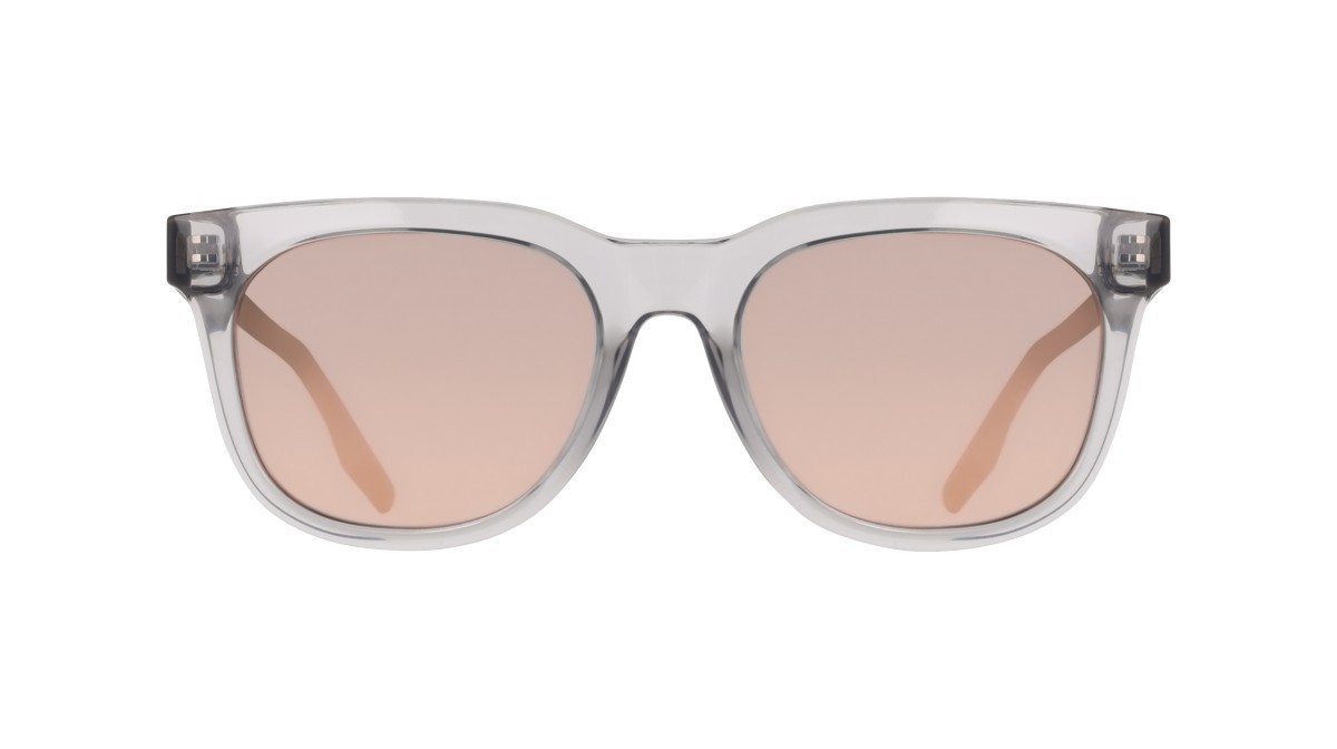 Sunglasses Converse CV579S (021) color crystal classic grey shape round lenses solid blue with peach mirror