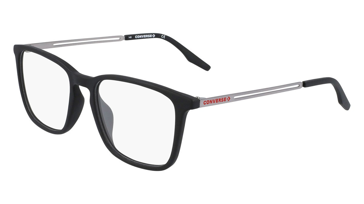 Eyeglasses Converse CV8000 (001) color matte black shape square 