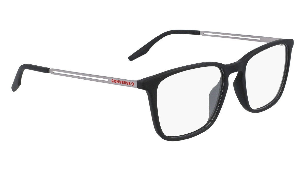 Eyeglasses Converse CV8000 (001) color matte black shape square 