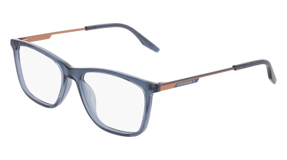 Eyeglasses Converse CV8013 (422) color crystal lakeside blue shape rectangle 