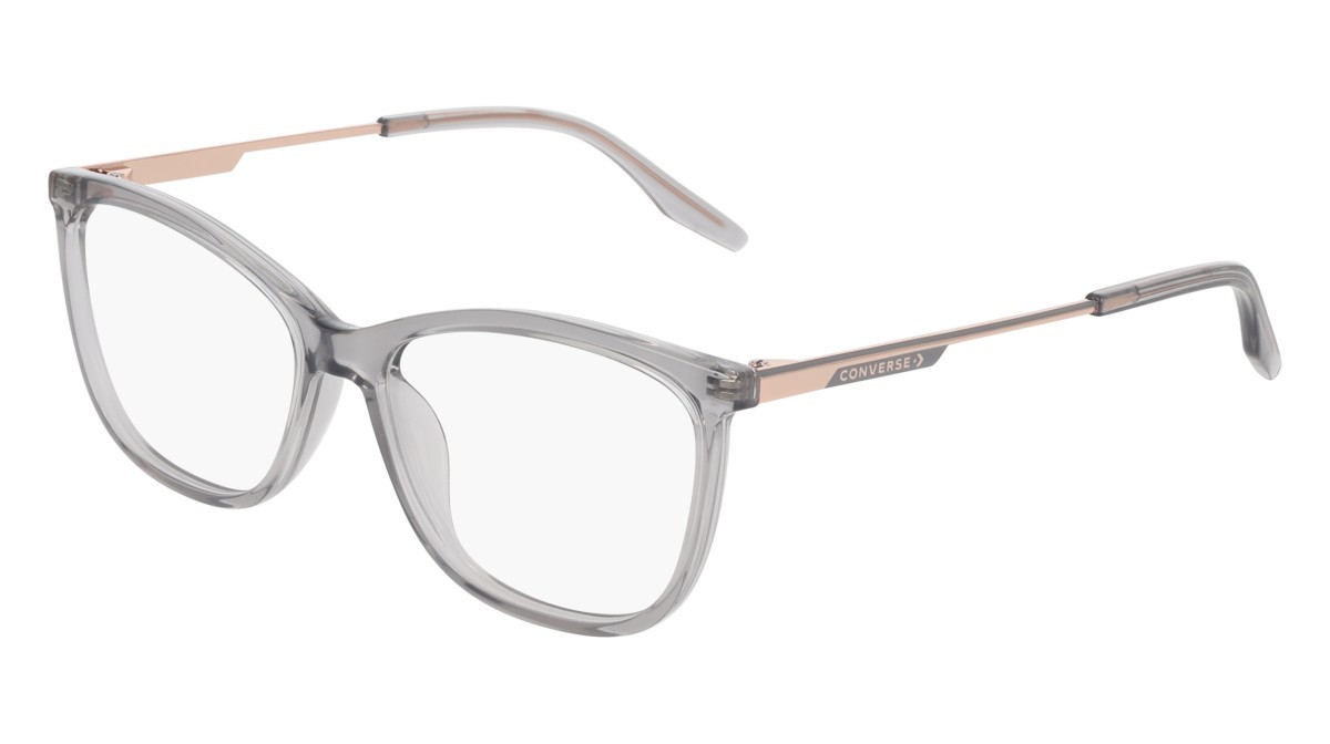 Occhiali da vista Converse CV8014 (021) colore crystal classic grey forma cat eye 