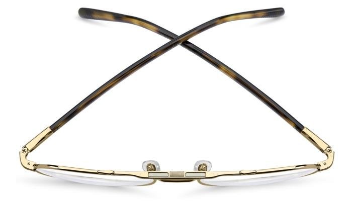 Brillen David Beckham Db 1238/C 112332 J5G farbe gold form aviator gläser blue shaded polarized