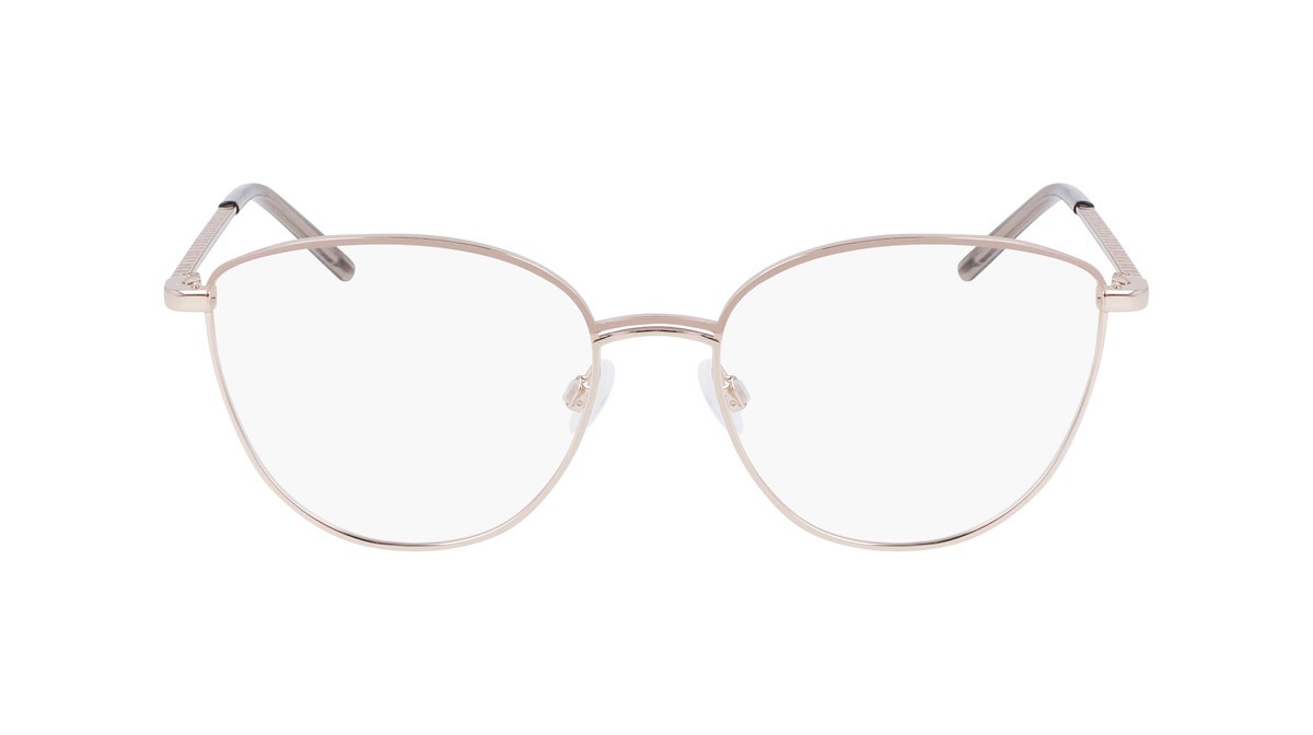Brillen Dkny DK1027 (272) farbe taupe/gold form cat-eye 