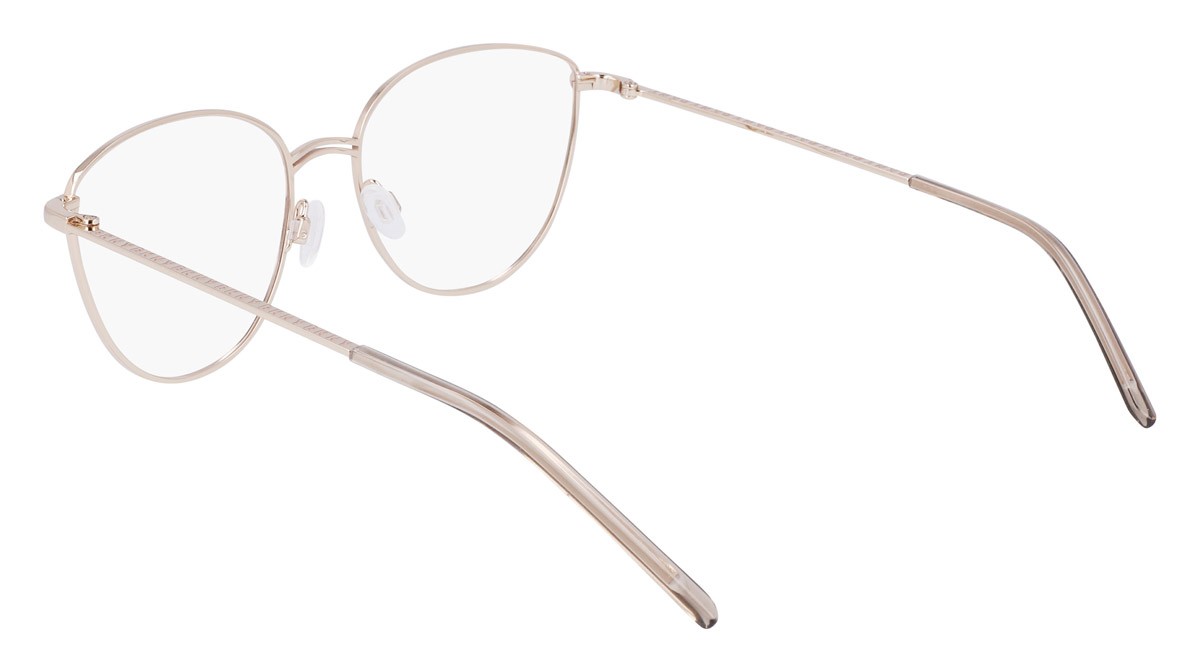 Brillen Dkny DK1027 (272) farbe taupe/gold form cat-eye 