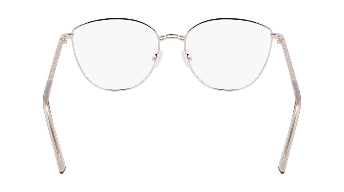 Brillen Dkny DK1027 (272) farbe taupe/gold form cat-eye 