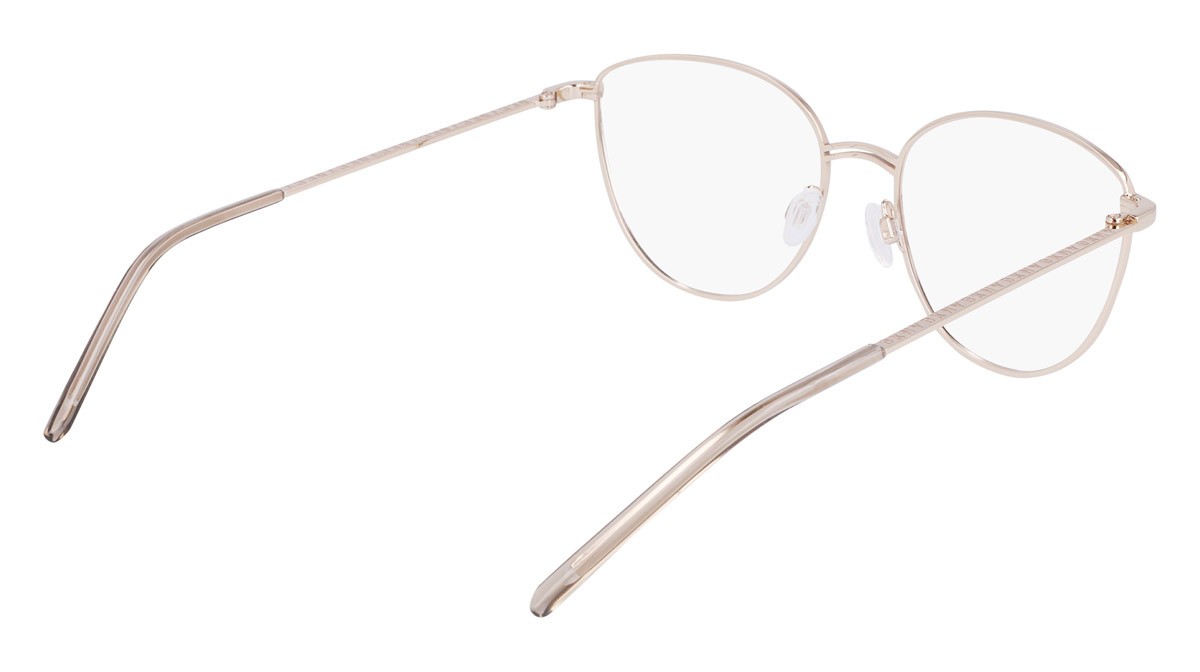 Brillen Dkny DK1027 (272) farbe taupe/gold form cat-eye 