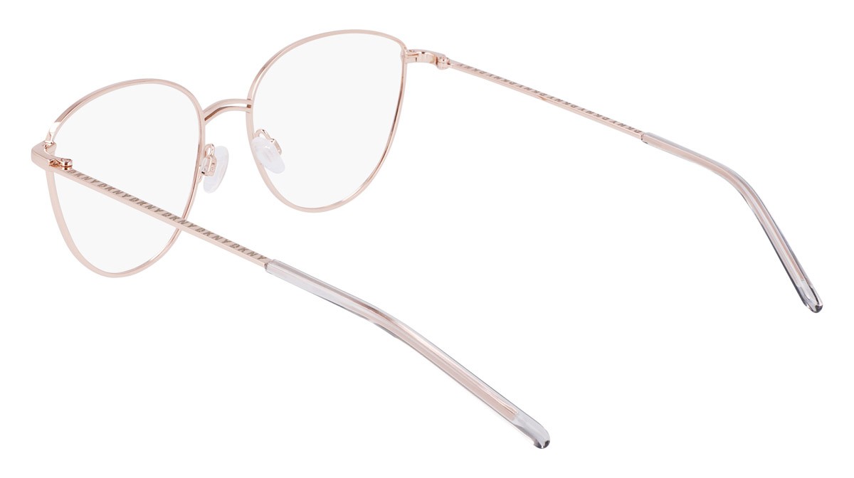 Brillen Dkny DK1027 (310) farbe slate sage/rose gold form cat-eye 