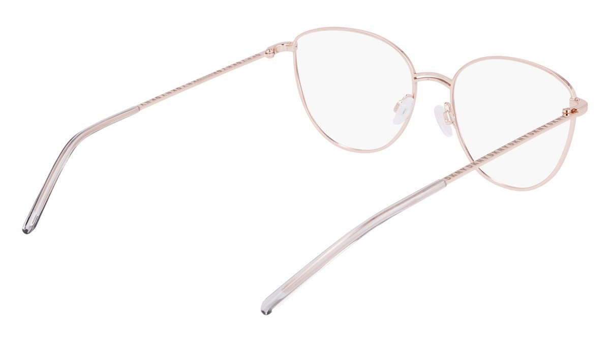 Brillen Dkny DK1027 (310) farbe slate sage/rose gold form cat-eye 
