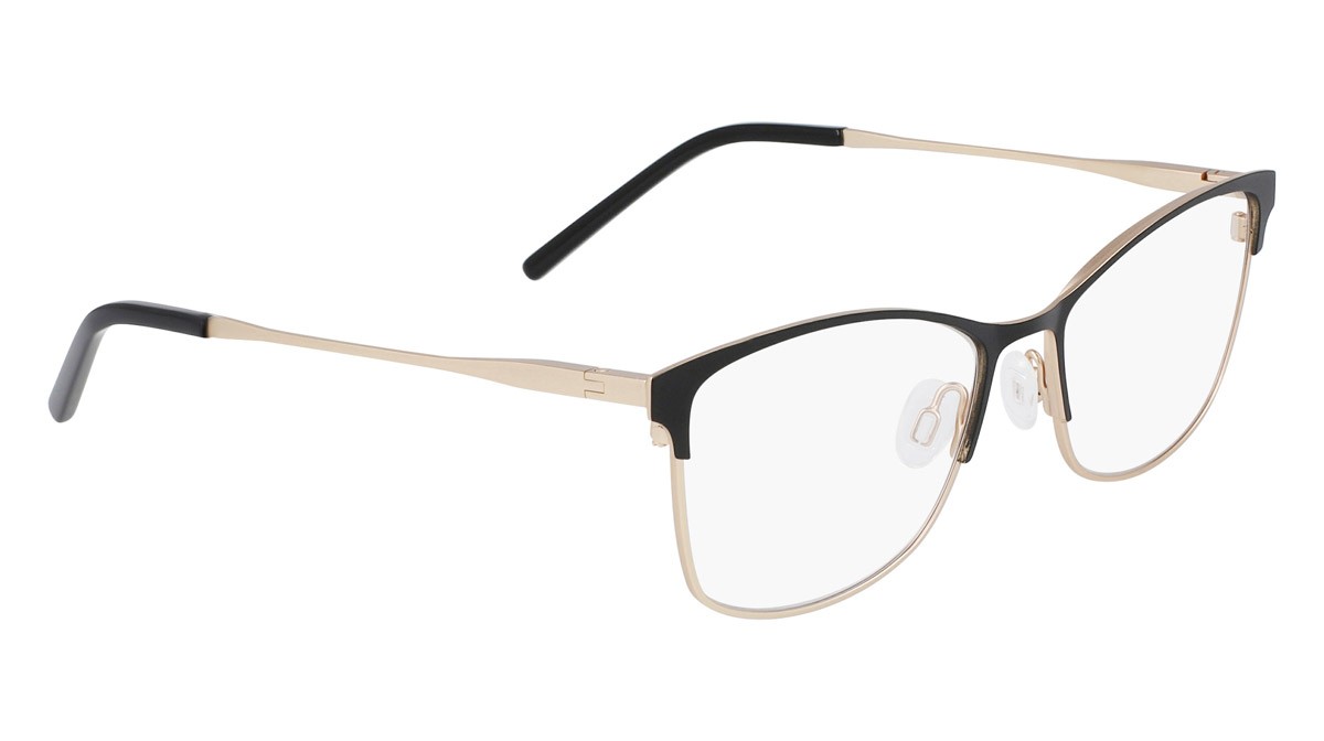 Brillen Dkny DK1028 (001) farbe black/gold form rechteckig 