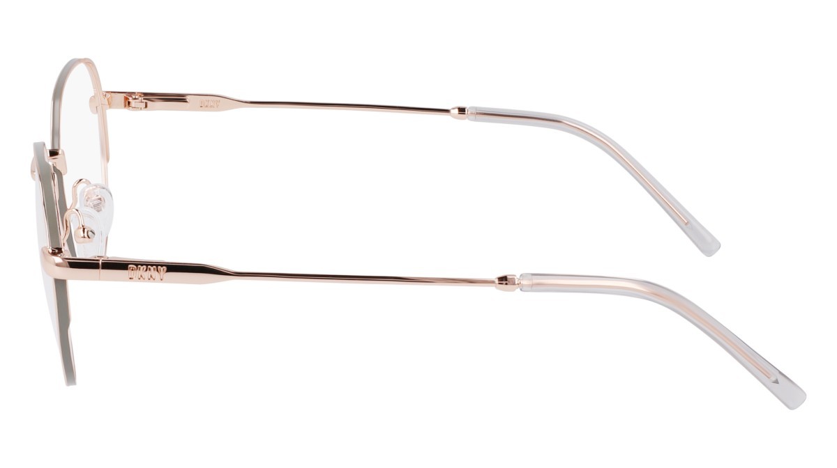 Brillen Dkny DK1032 (770) farbe rose gold form rund 