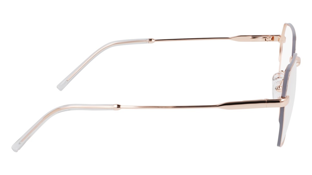 Eyeglasses Dkny DK1033 (770) color rose gold shape rectangle 