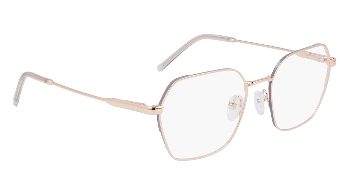 Eyeglasses Dkny DK1033 (770) color rose gold shape rectangle 