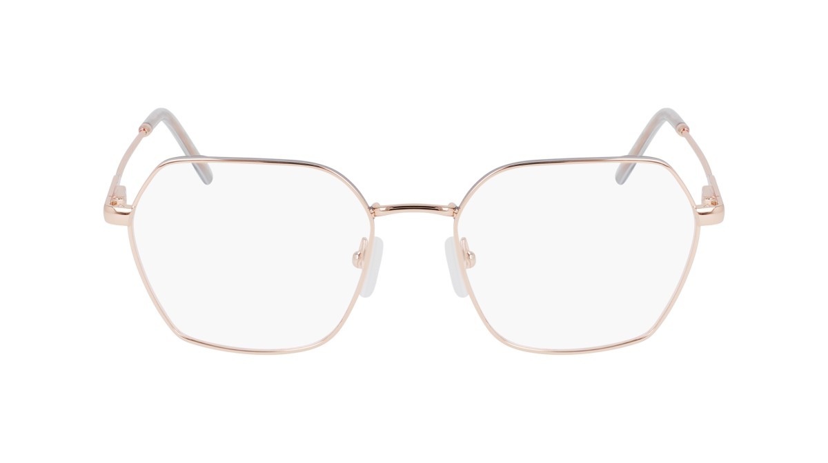 Eyeglasses Dkny DK1033 (770) color rose gold shape rectangle 