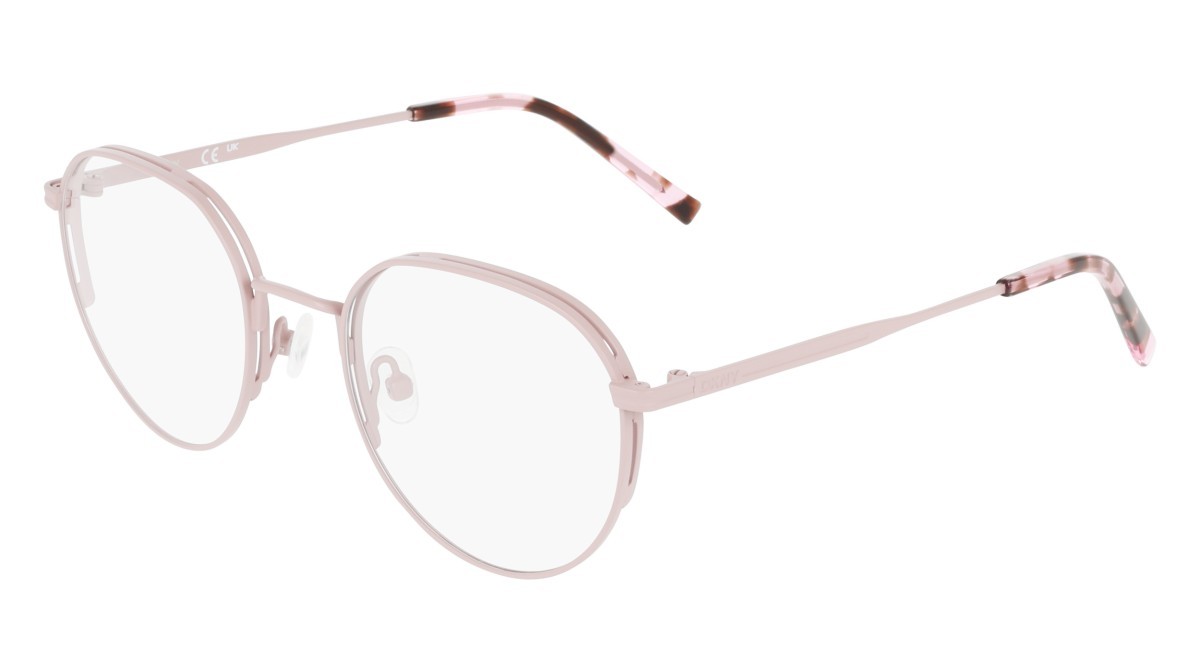 Occhiali da vista Dkny DK1037 N (608) colore satin mauve forma rotondo 