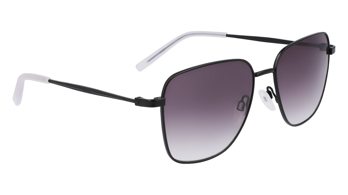 Sonnenbrillen Dkny DK116S (005) farbe matte black form quadratisch gläser smoke single gradient