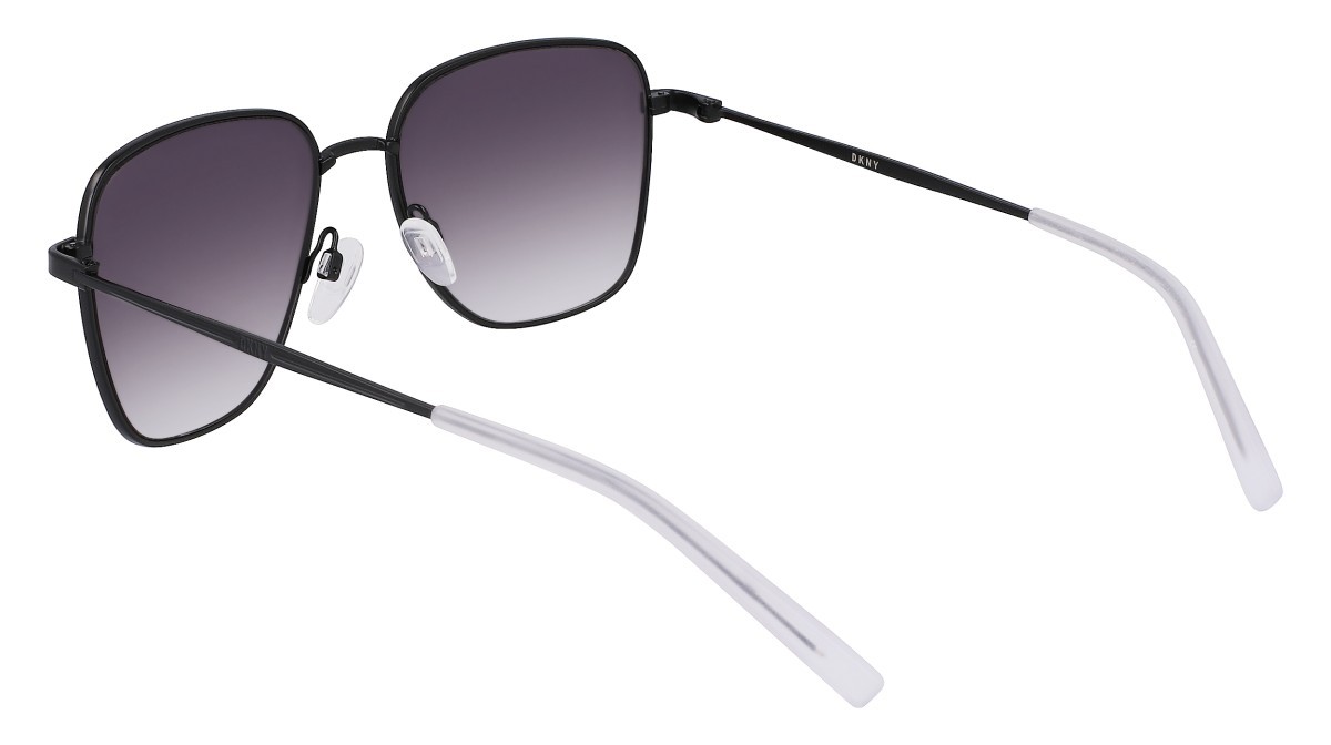 Sonnenbrillen Dkny DK116S (005) farbe matte black form quadratisch gläser smoke single gradient
