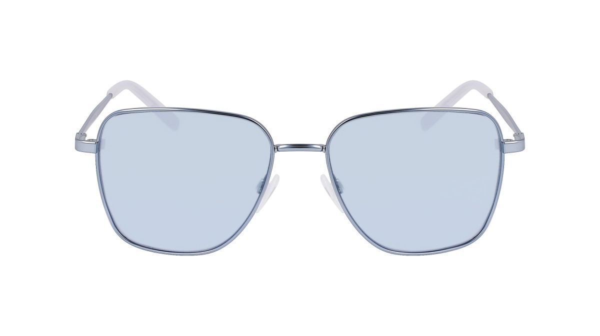 Sonnenbrillen Dkny DK116S (430) farbe matte washed teal form quadratisch gläser washed teal mirror