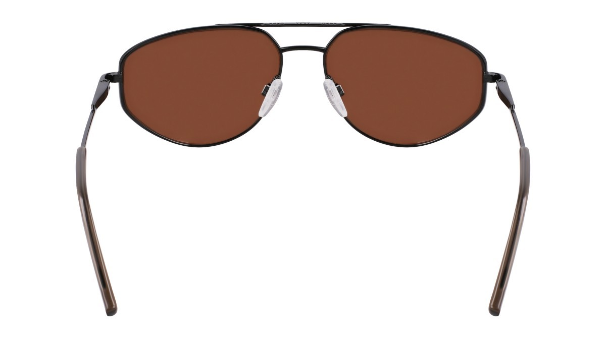Sonnenbrillen Dkny DK117S (001) farbe black form aviator gläser solid brown