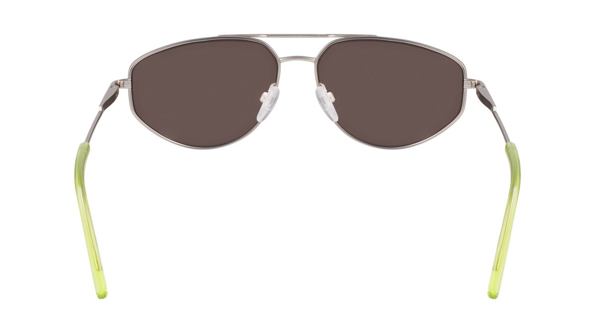 Sunglasses Dkny DK117S (040) color satin silver shape aviator lenses solid violet