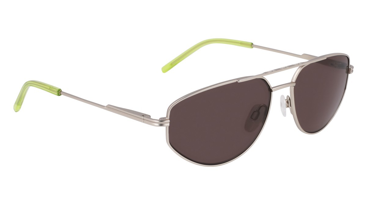 Sunglasses Dkny DK117S (040) color satin silver shape aviator lenses solid violet