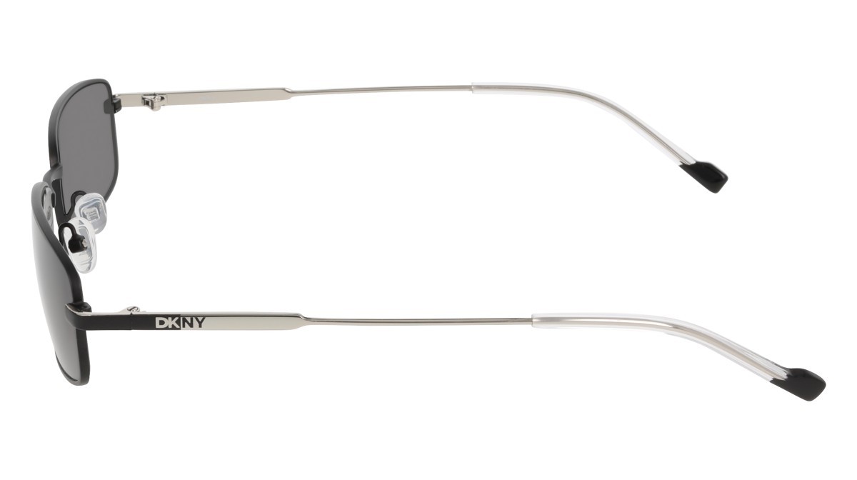 Sunglasses Dkny DK119S (001) color black shape rectangle lenses solid smoke