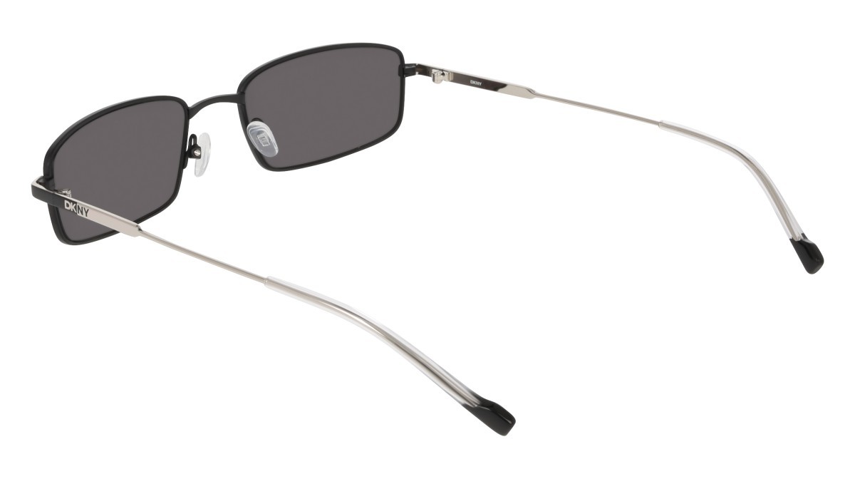 Sunglasses Dkny DK119S (001) color black shape rectangle lenses solid smoke