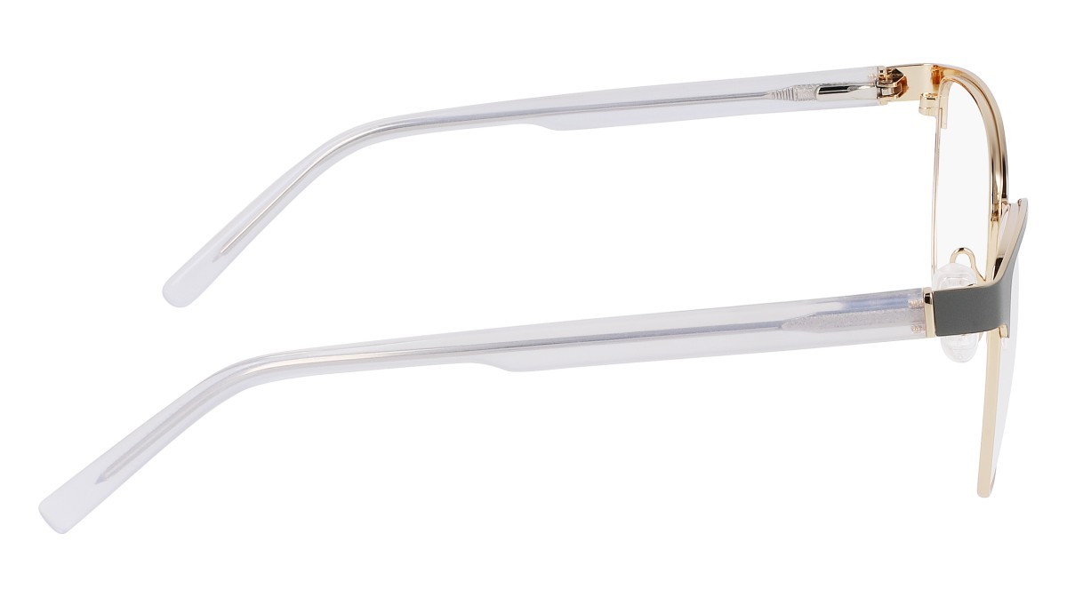 Brillen Dkny DK3007 (012) farbe grey/gold form pantos 