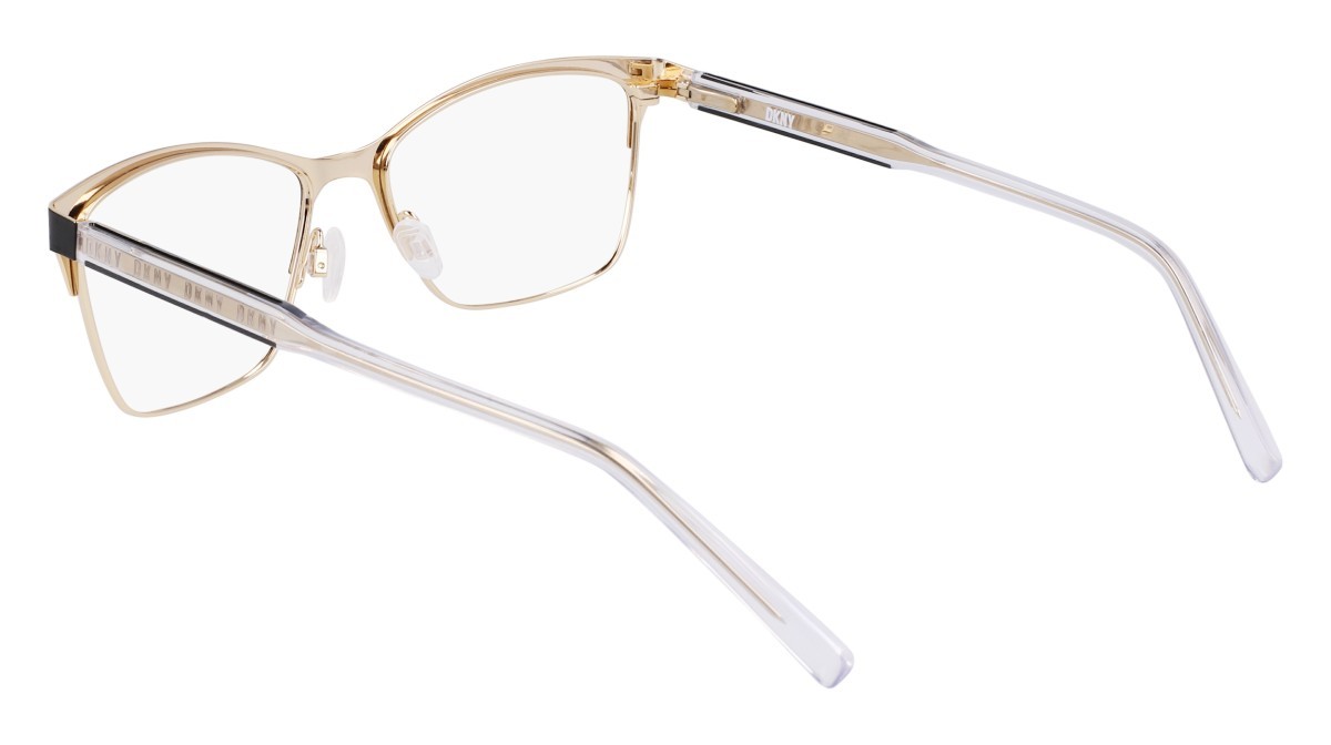 Brillen Dkny DK3008 (001) farbe black/gold form rechteckig 