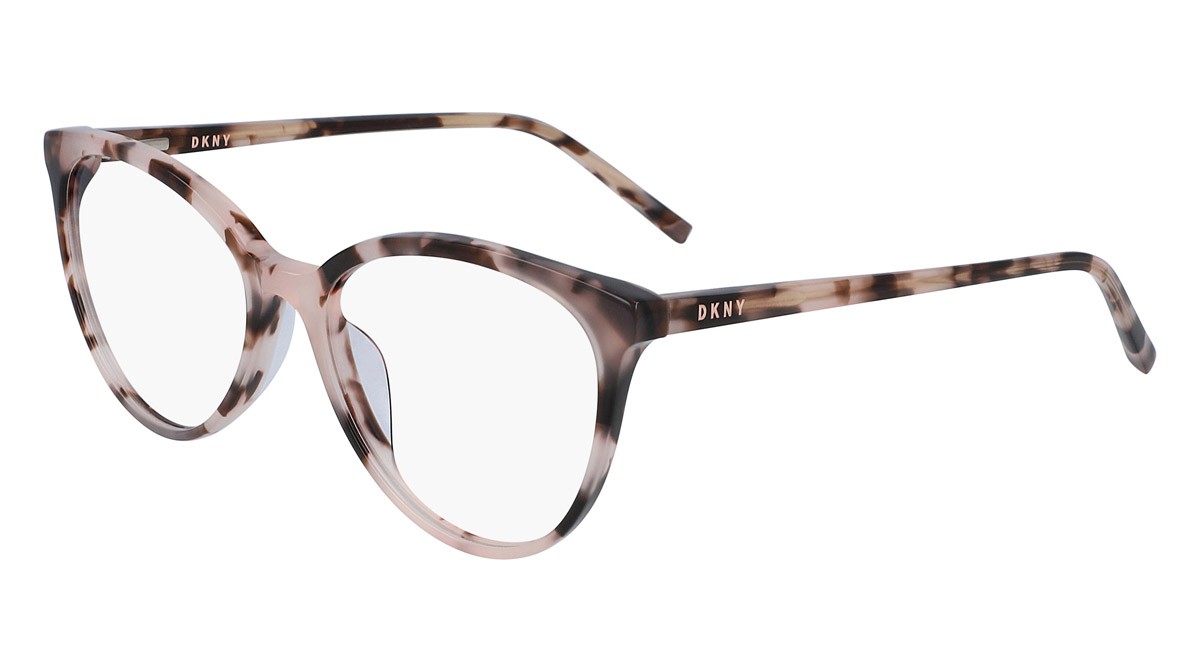 Eyeglasses Dkny DK5003 (265) color blush tortoise shape cat eye 